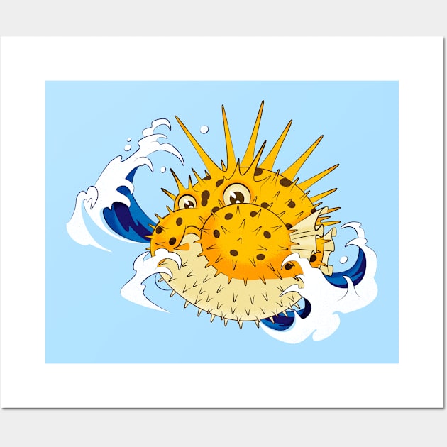 Blow Fish Wall Art by Ian Moss Creative